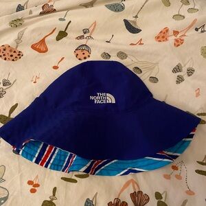 The North Face reversible baby sun hat